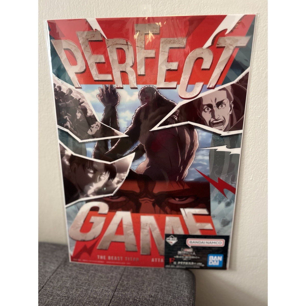 Attack On Titan Ichiban Kuji Beast Titan Poster 16X11