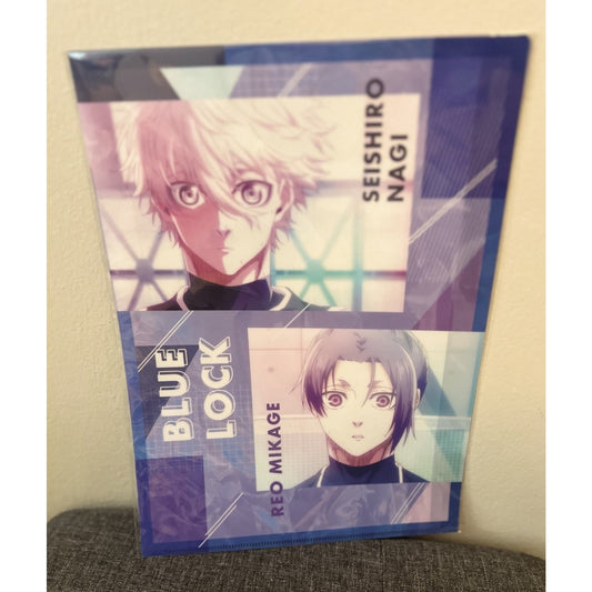 Blue Lock Clear File Set Seishiro Nagi Mikage Reo