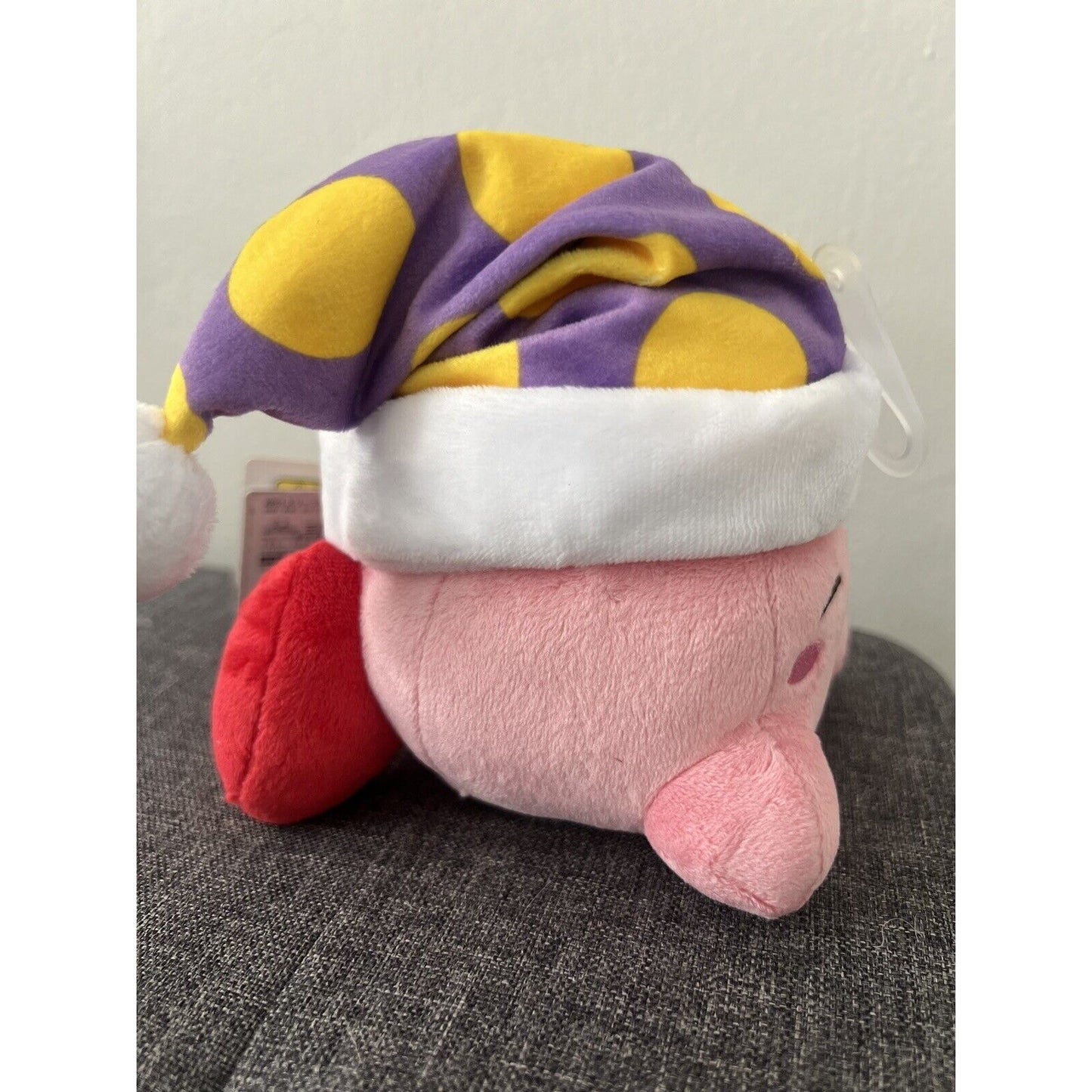 SAN-EI KP61 Kirby All Star Collection Sleep Kirby Plush Toy, Size S, Height 4.7