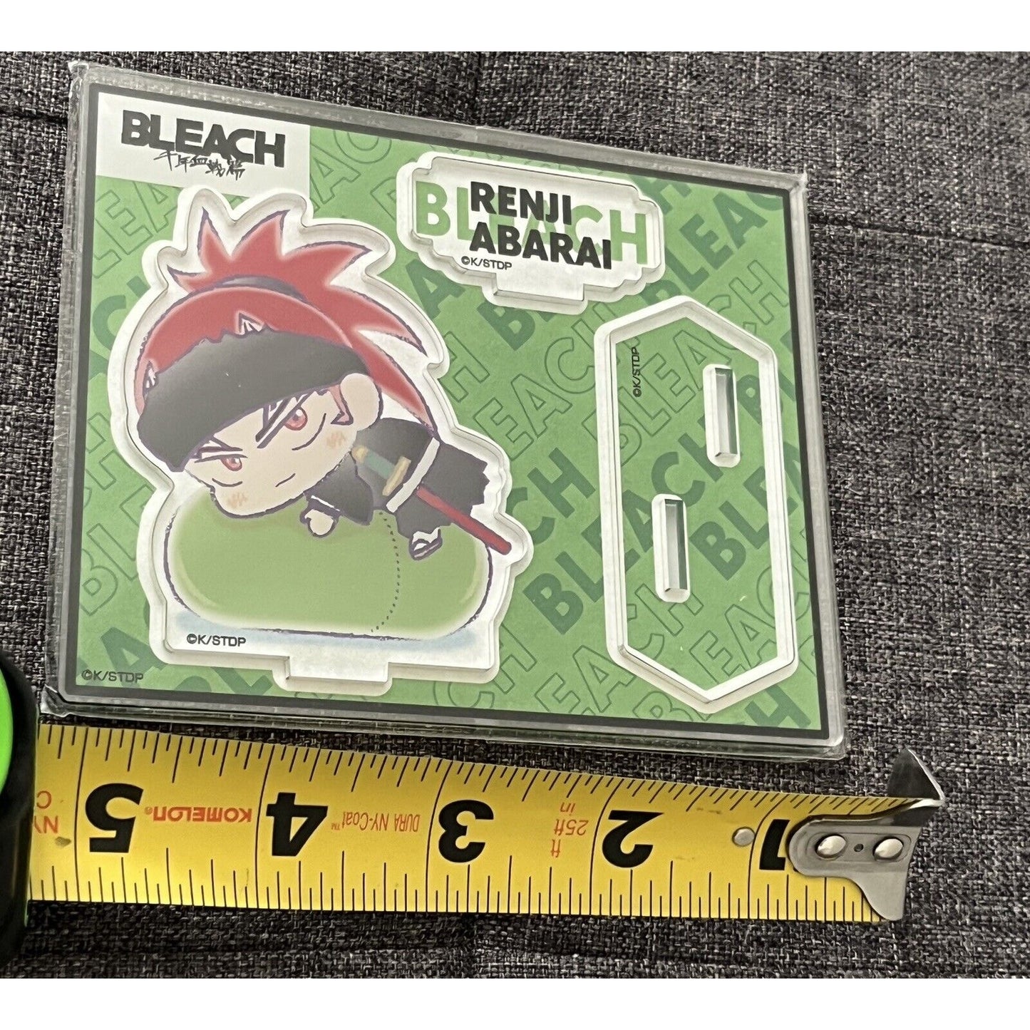 Bleach Renji Abarai Acrylic Figure Stand Chibi Hasepro Brand New US Seller