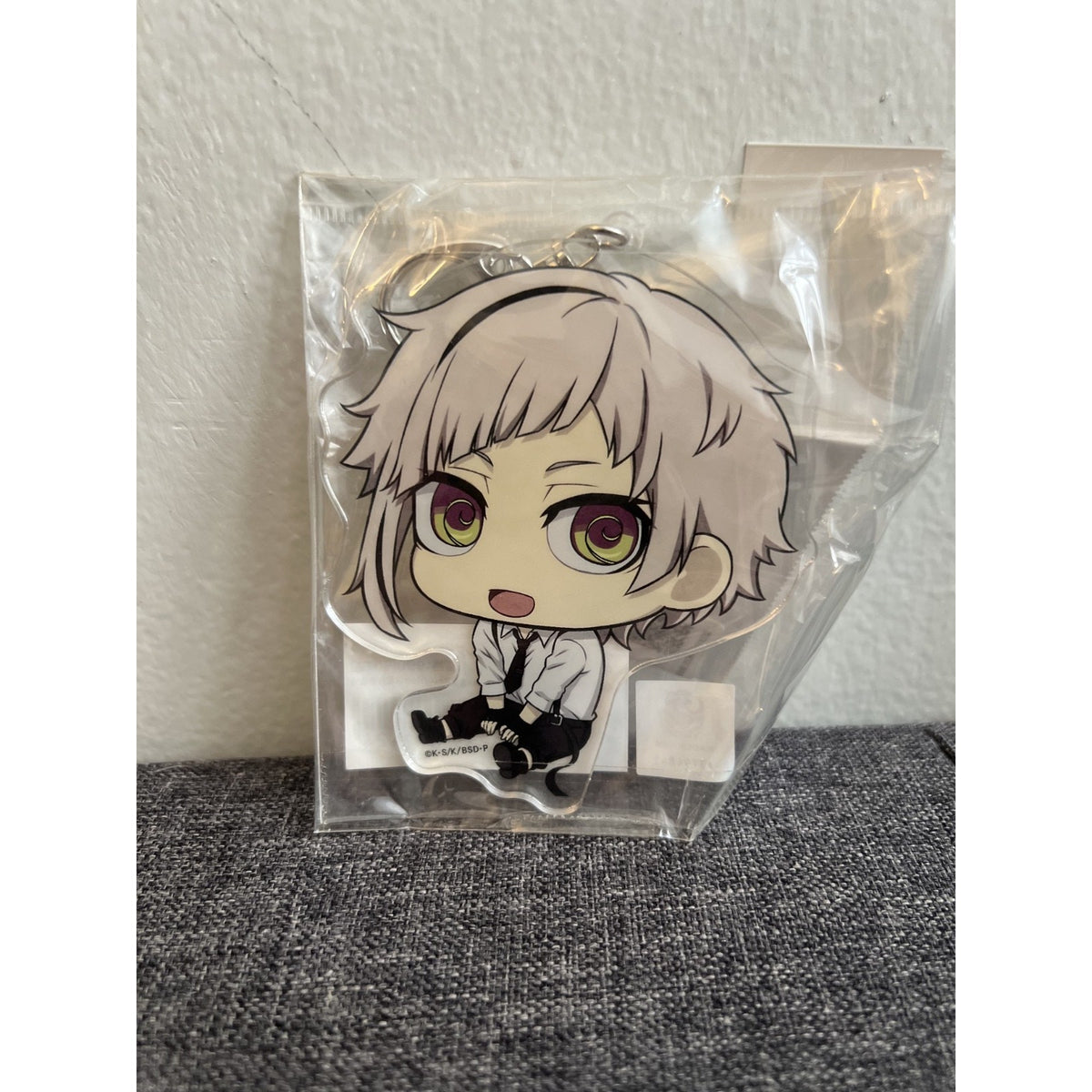 Bungo Stray Dogs Atsushi Nakajima Petanko Acrylic Keychain