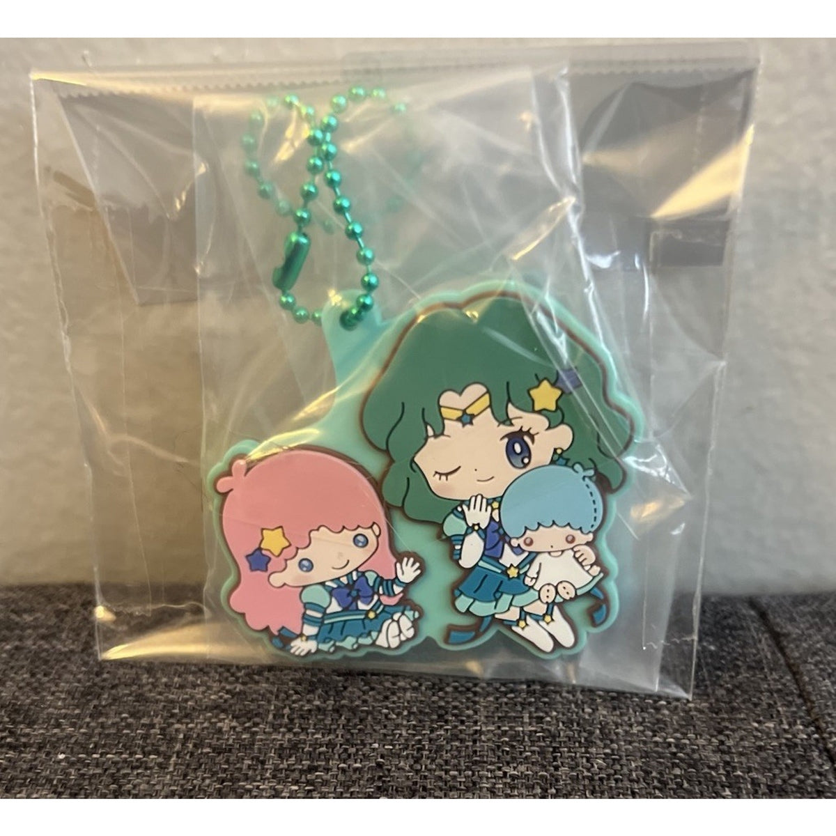 Sailor Moon X Sanrio Sailor Neptune Little Twin Stars Rubber Charm