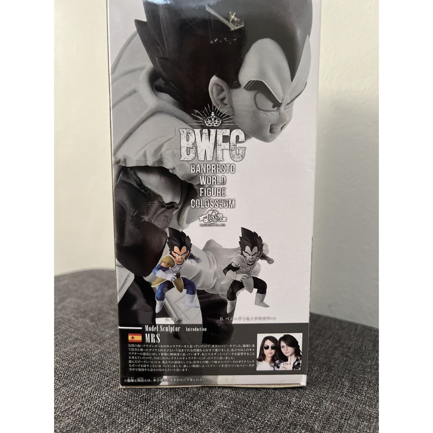 Dragonball Z Vegeta BWFC Black White Version Banpresto BNIB US Seller