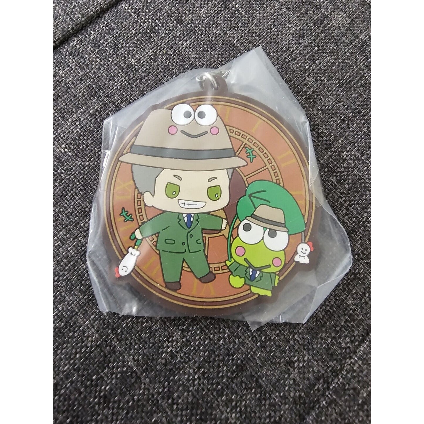 Attack On Titan X Sanrio Connie Springer Keroppi Rubber Charm Keychain US Seller