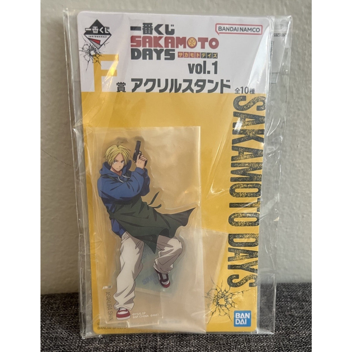 Sakamoto Days Asakura Shin Ichiban Kuji F-Prize Acrylic Stand