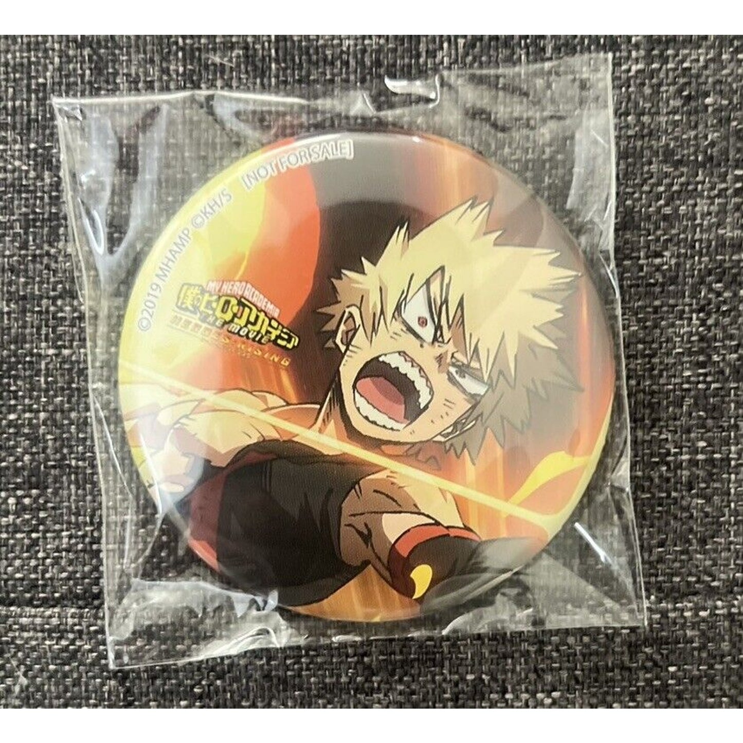 My Hero Academia The Movie Heroes Rising Bakugou Shueisha Can Badge Pin