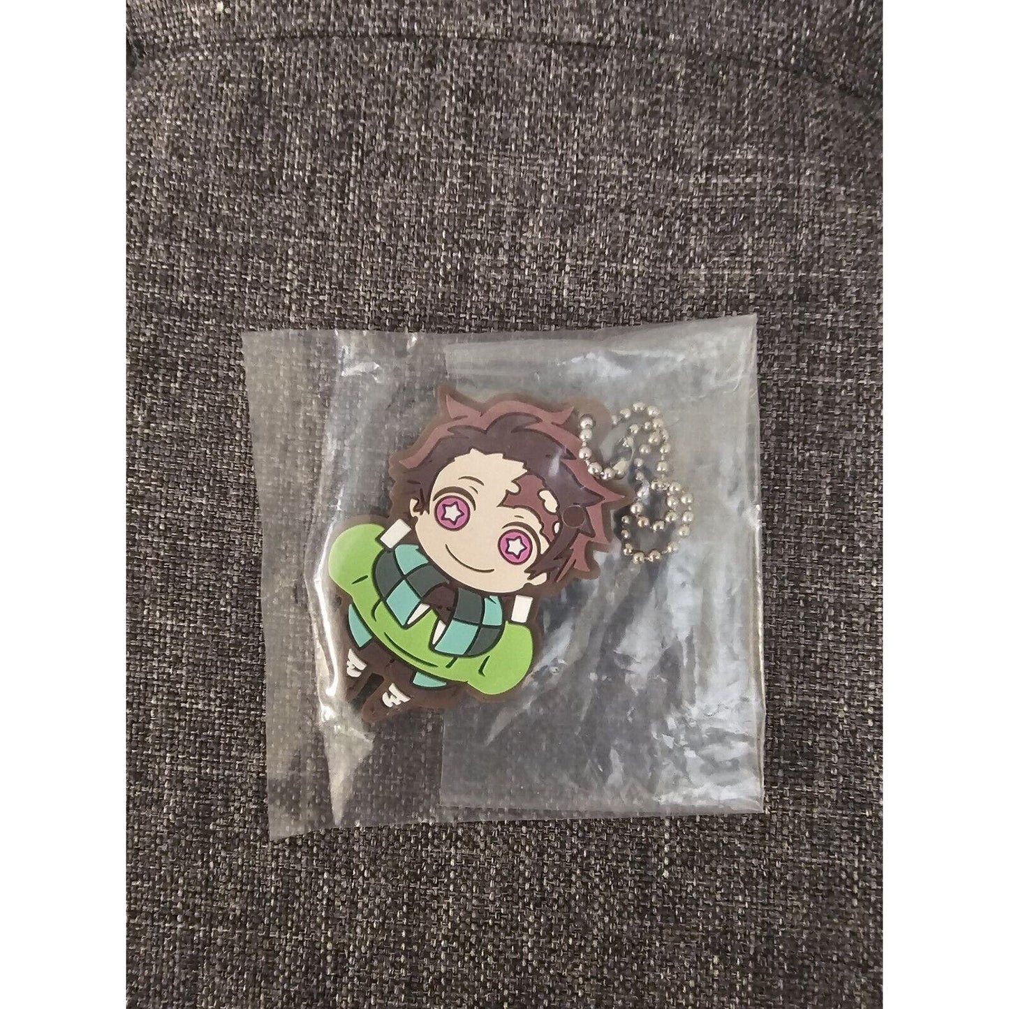 Tanjiro Kamado Rubber Strap Charm Kimetsu no Yaiba Demon Slayer Keychain Anime