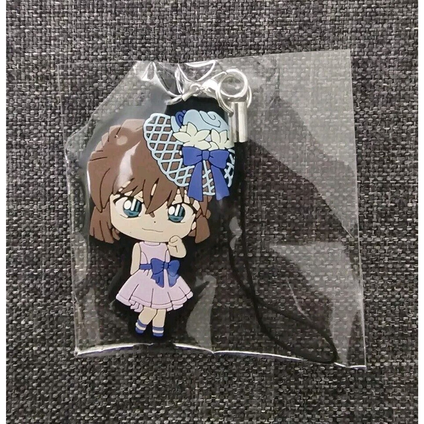 Detective Conan Ai Haibara Rubber Charm Keychain Strap Anime