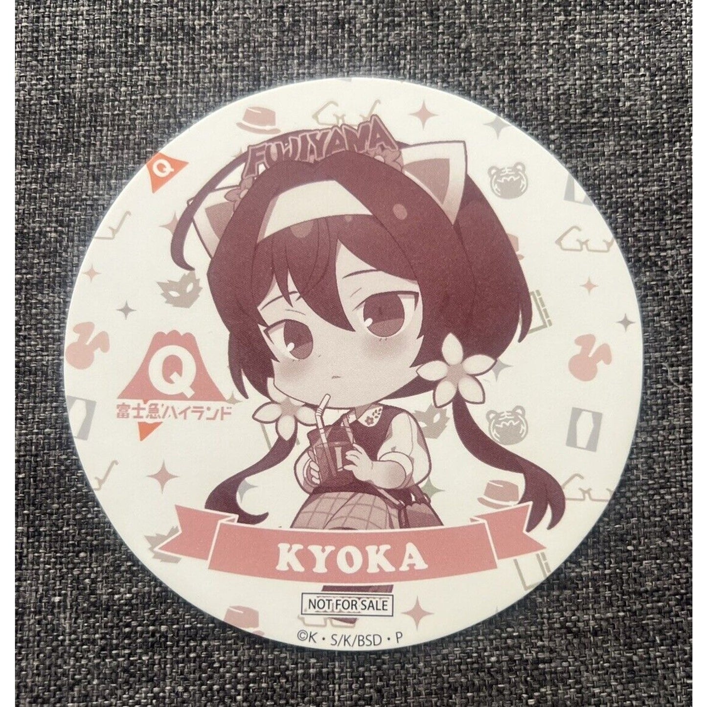 Bungo Stray Dogs Kyoka Izumi Chibi Paper Coaster Fuji-Q US Seller