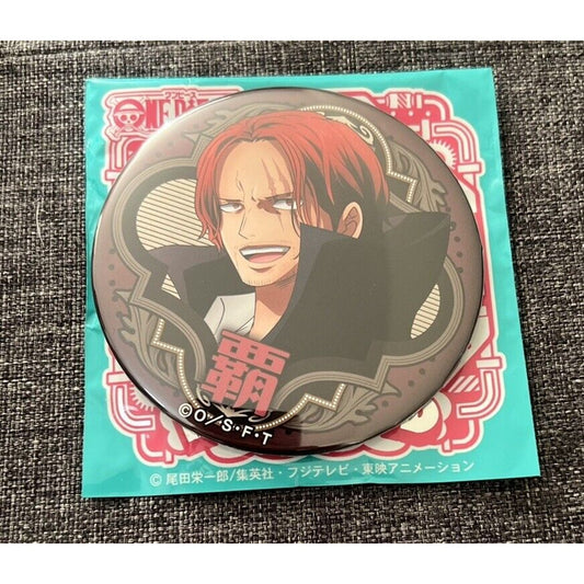 One Piece Shanks Egghead Can Badge Pin Open Box US Seller