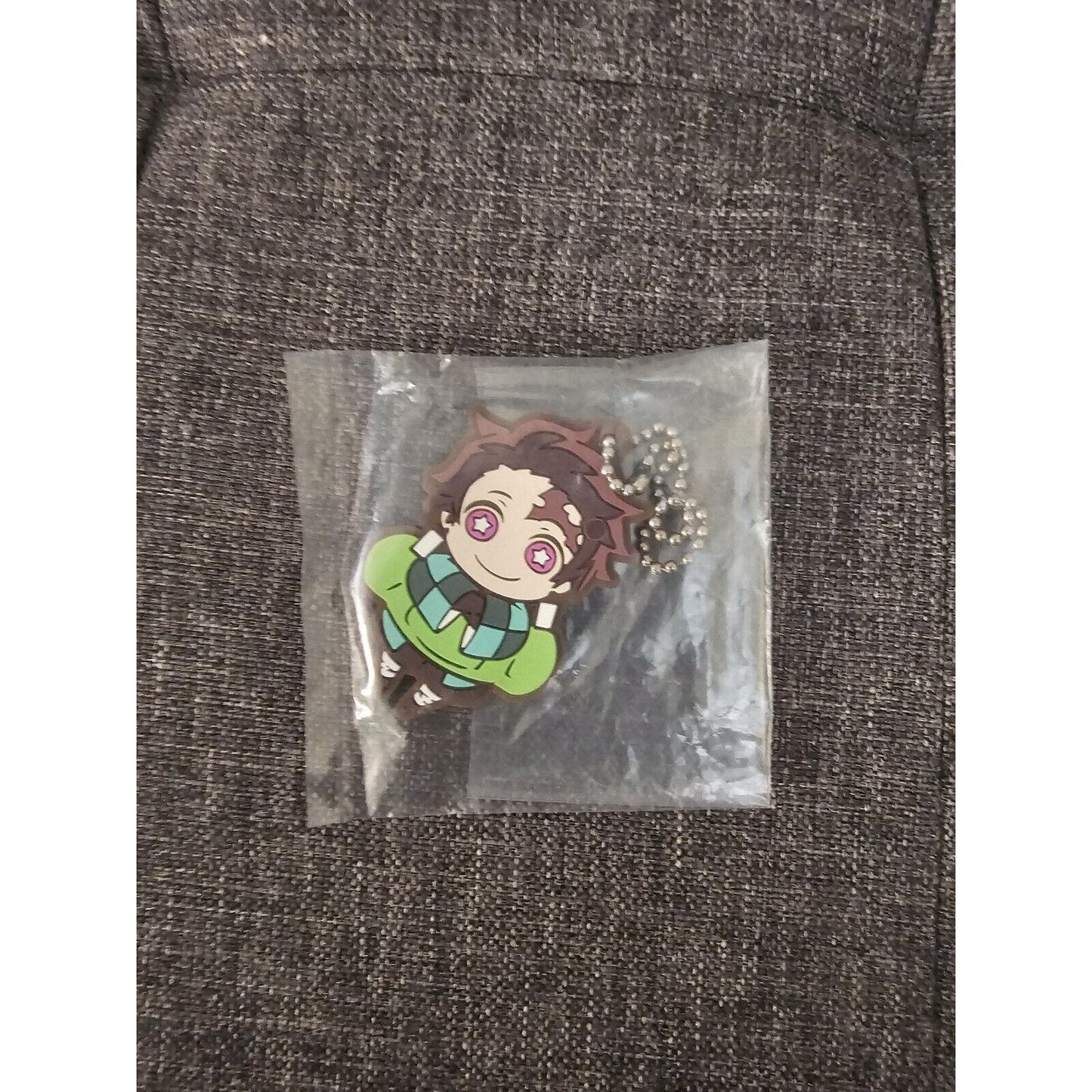 Tanjiro Kamado Rubber Strap Charm Kimetsu no Yaiba Demon Slayer Keychain Anime