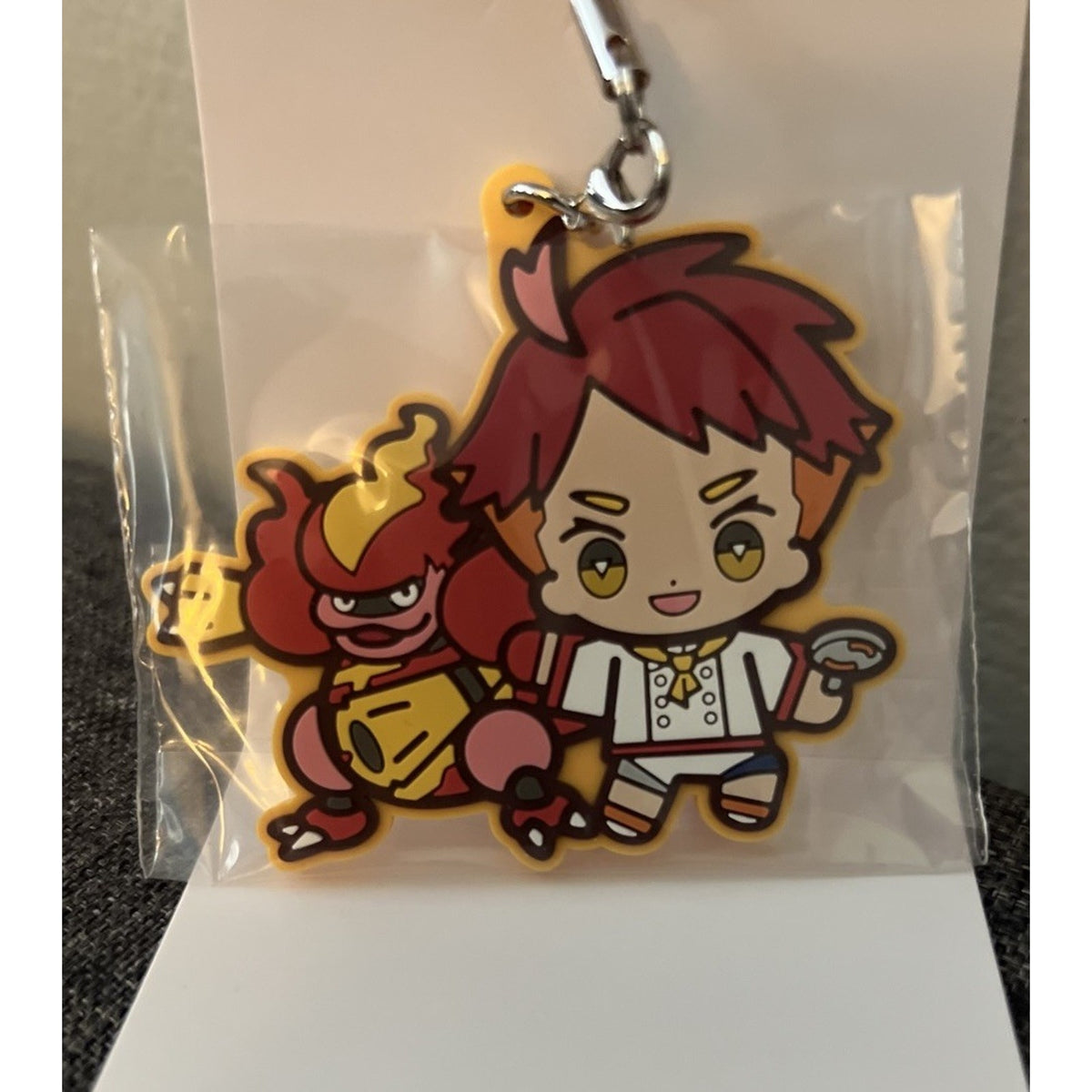 Pokémon Trainers Violet Zero’s Treasure Crispin And Magmortar Rubber Charm