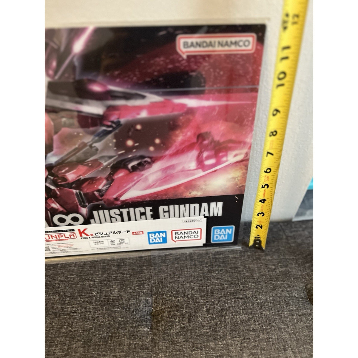 Mobile Suit Gundam Gunpla 2023 H-Prize Justice Gundam Visual Board