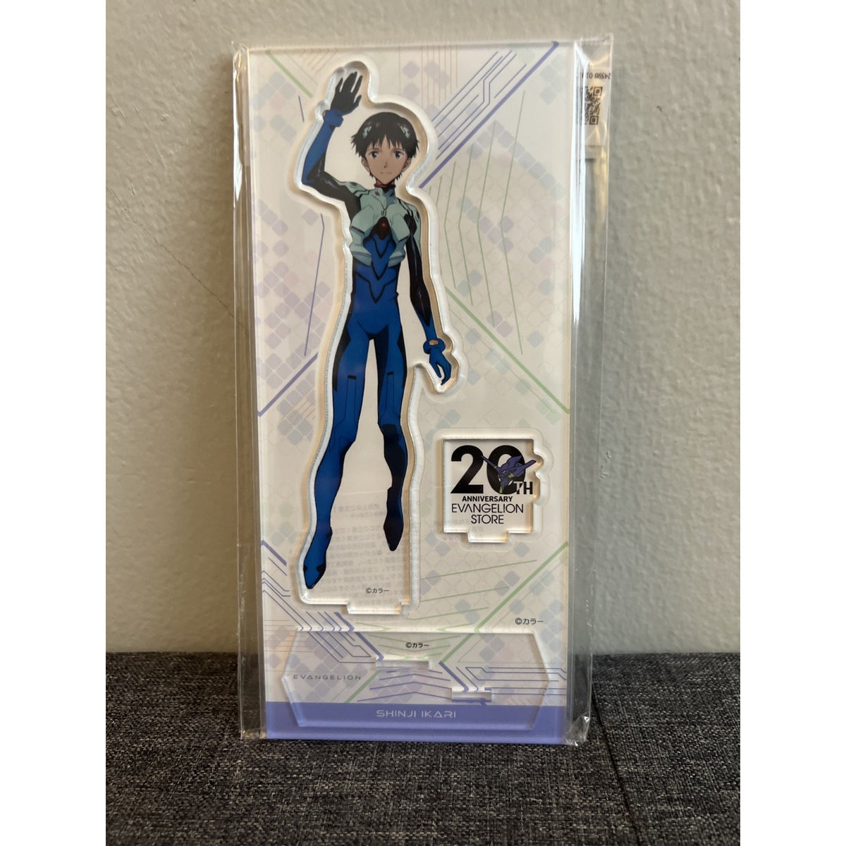 Neon Genesis Evangelion Shinji Ikari 20th Anniversary Acrylic Stand