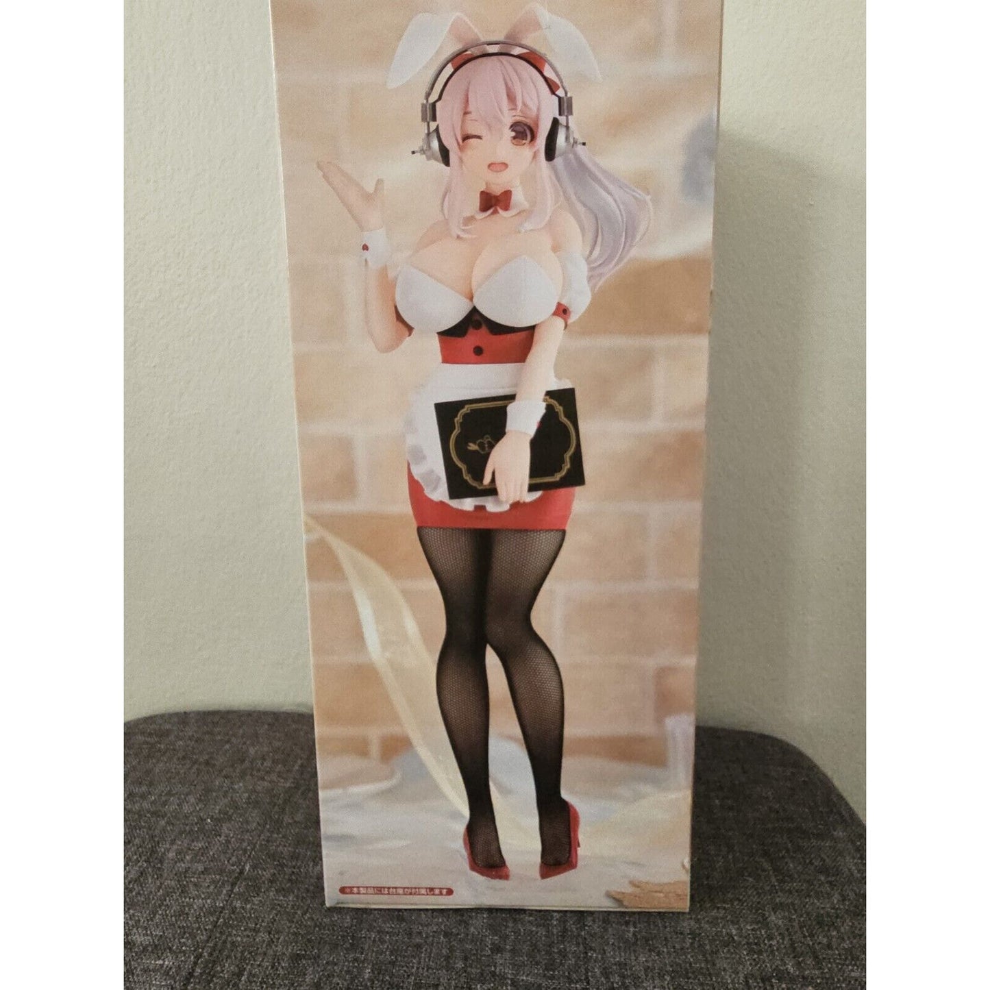 Super Sonico BiCute Bunnies Figure Waitress ver. FuRyu US STOCK