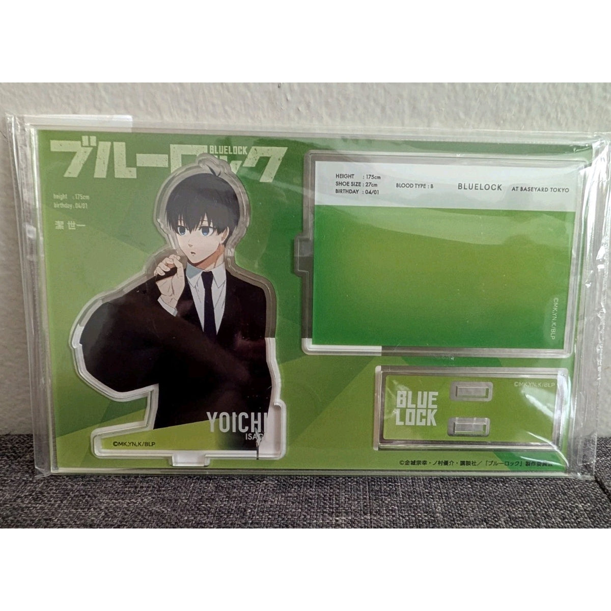Blue Lock Yoichi Isagi Baseyard Tokyo Acrylic Stand