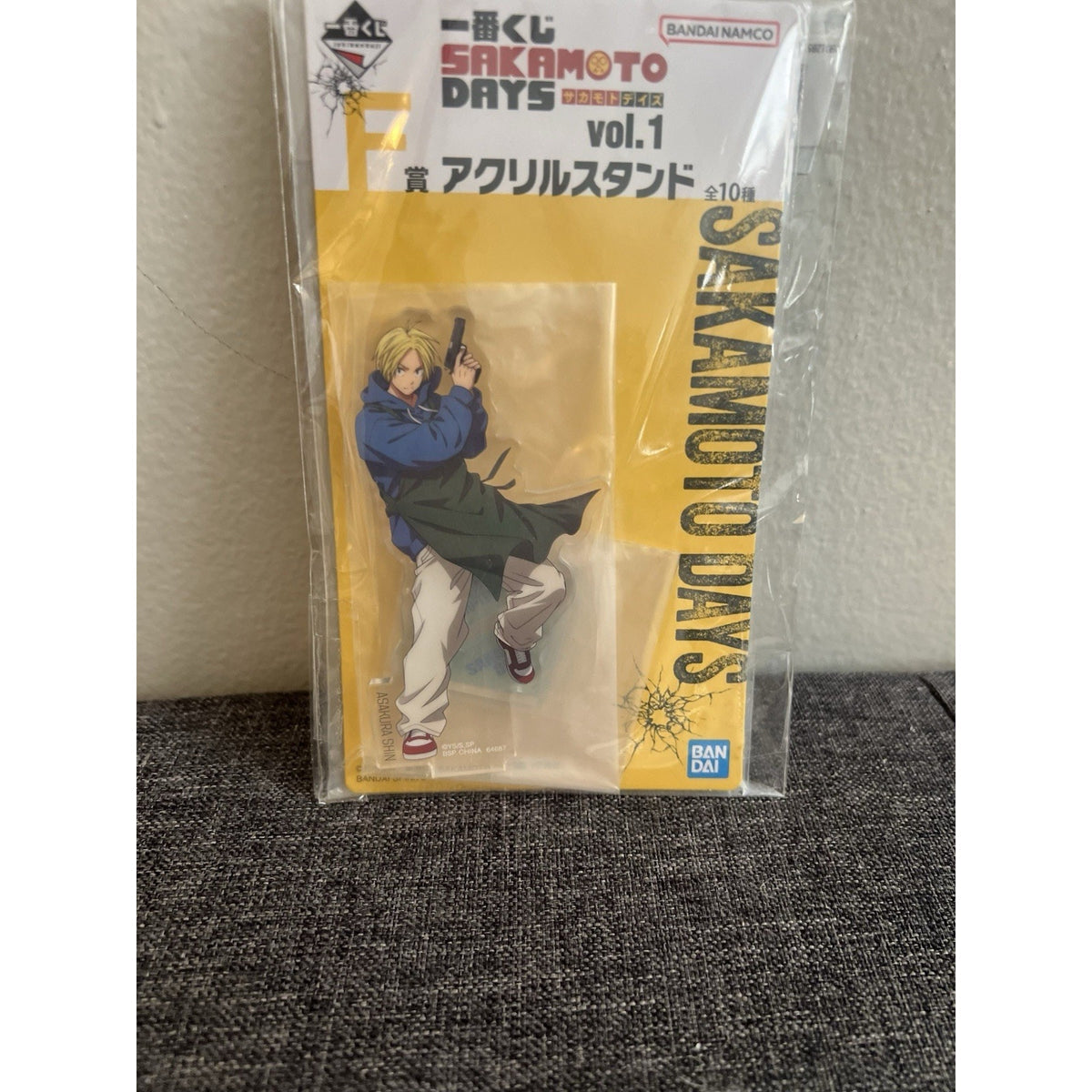Sakamoto Days Asakura Shin Ichiban Kuji F-Prize Acrylic Stand