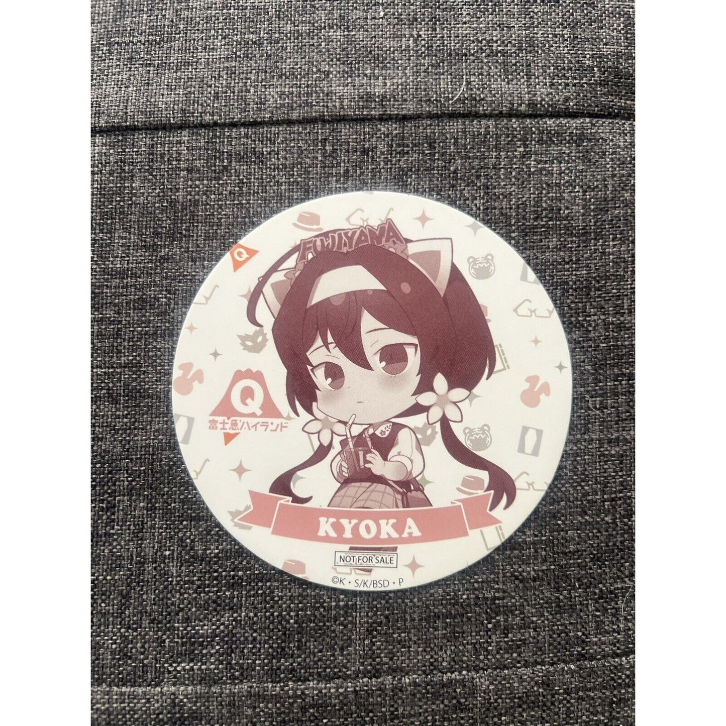 Bungo Stray Dogs Kyoka Izumi Chibi Paper Coaster Fuji-Q US Seller