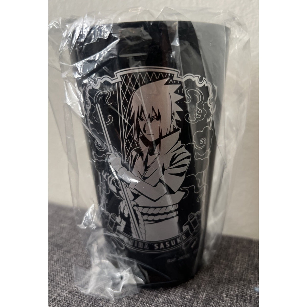 Naruto Shippuden Shinobi Bonds Sasuke Uchiha Ichiban Kuji Art Tumbler Cup