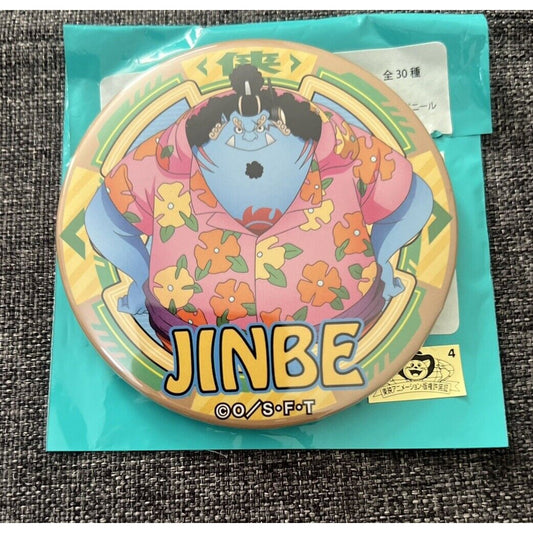 One Piece Jinbe Egghead Can Badge Pin Open Box US Seller