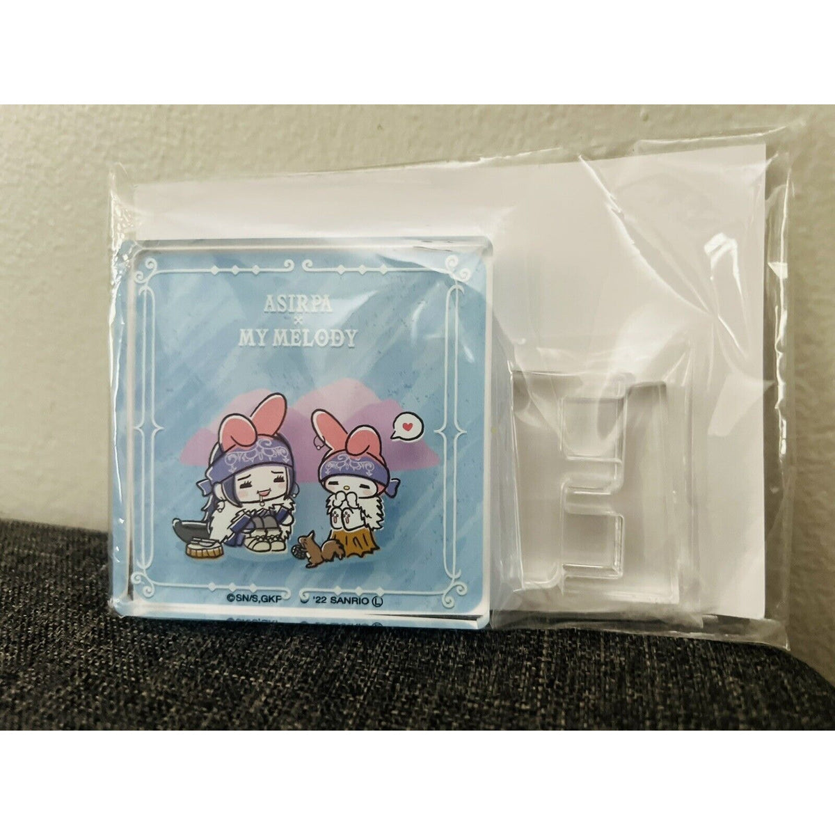 Golden Kamuy X Sanrio Collab Acrylic Block Stand My Melody Asirpa