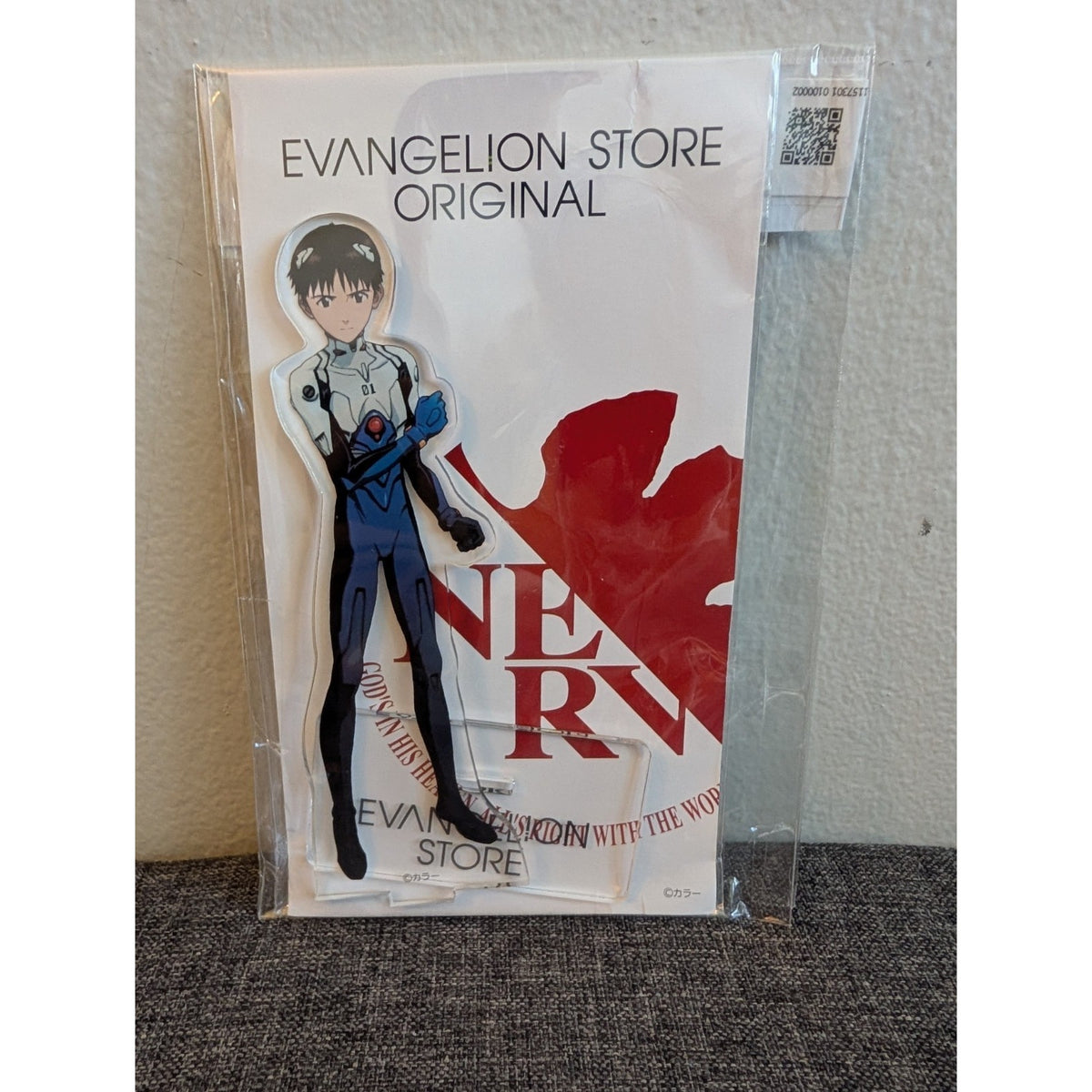 Neon Genesis Evangelion Shinji Ikari 20th Anniversary Acrylic Stand