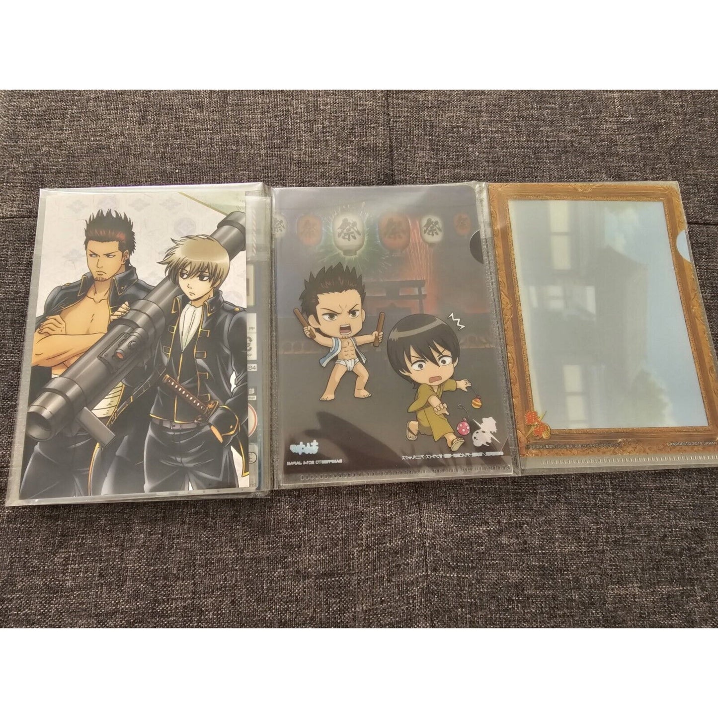 Gintama It's A Summer Festival! Anime Postcards/File Holder Set