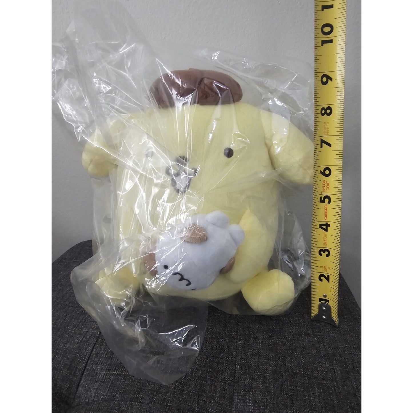 Pompompurin Plush Doll 9" Fluffy Toy Sanrio BNWT US Seller