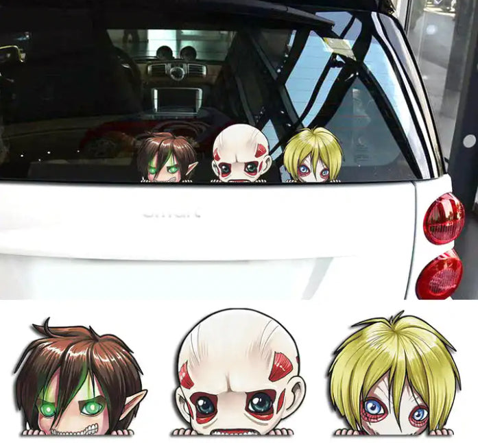 Attack On Titan Anime Car Decal Sticker