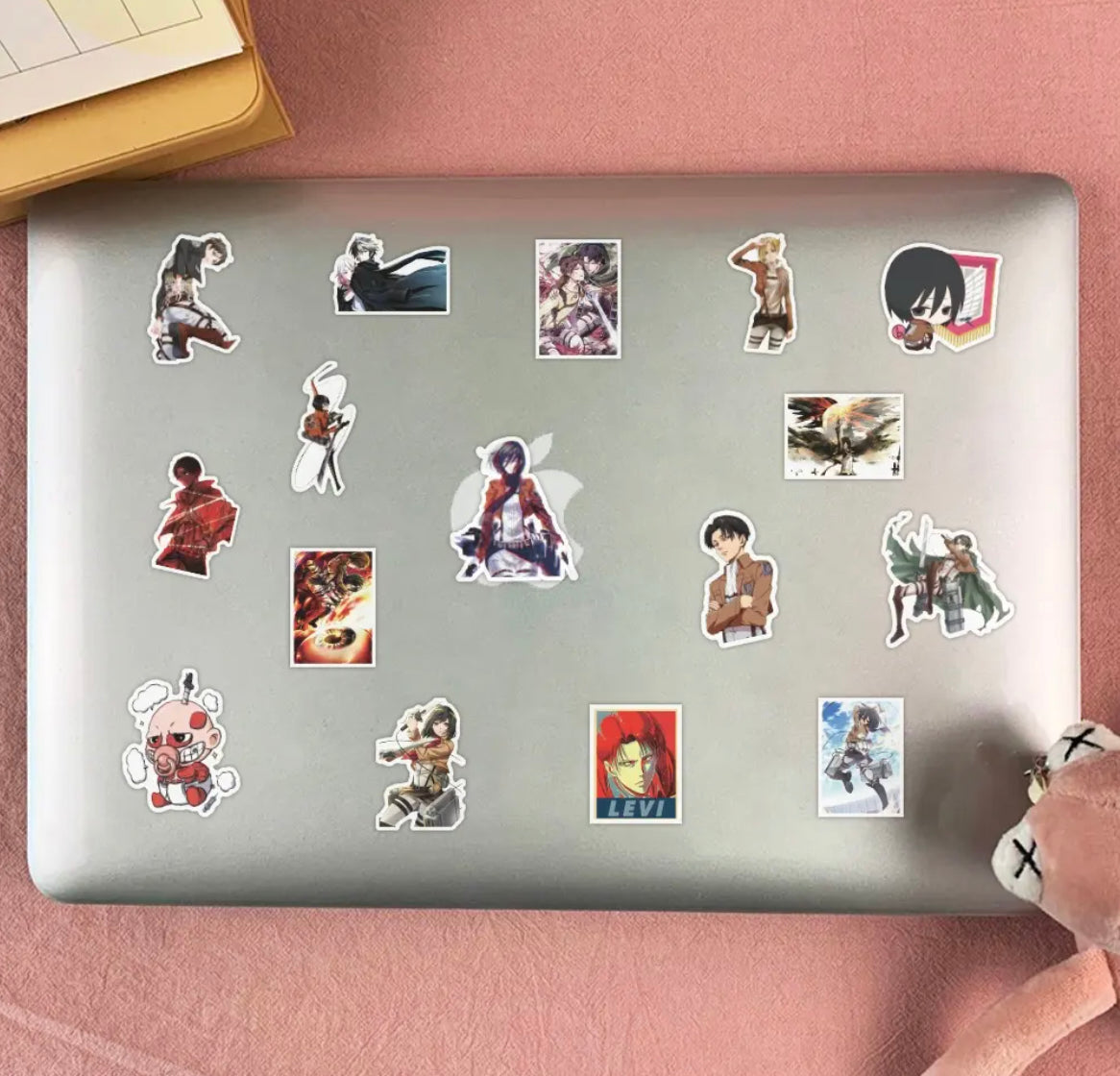 Attack On Titan Anime 50 Piece Sticker Set