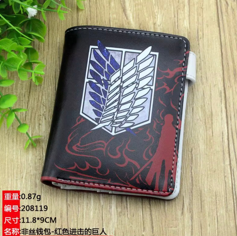 Attack On Titan Wings Of Freedom Logo Wallet