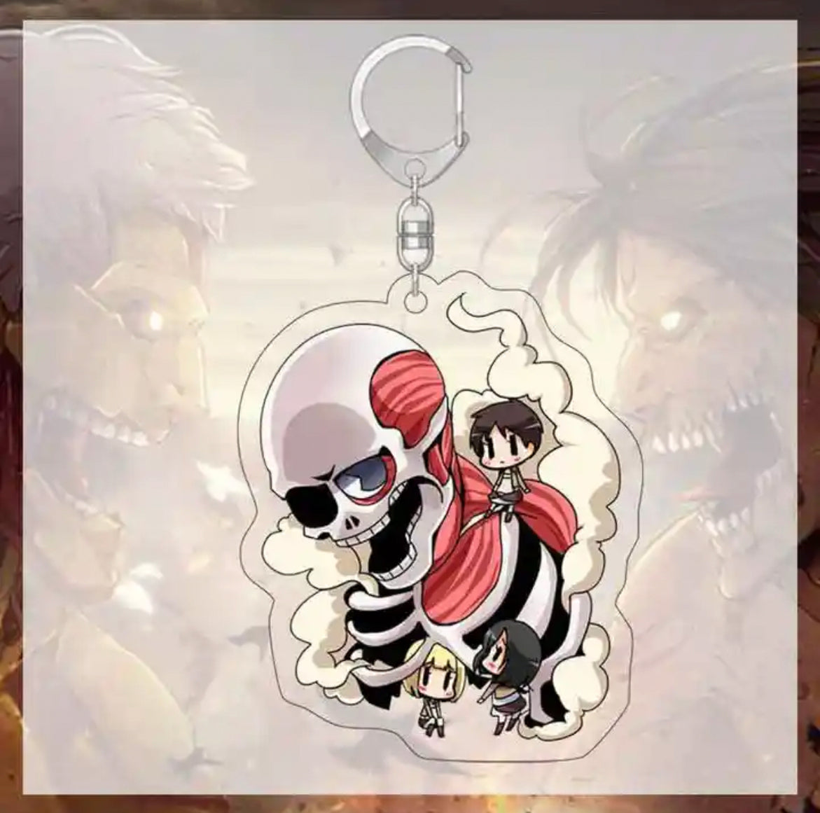 Attack On Titan Acrylic Keychain Charm