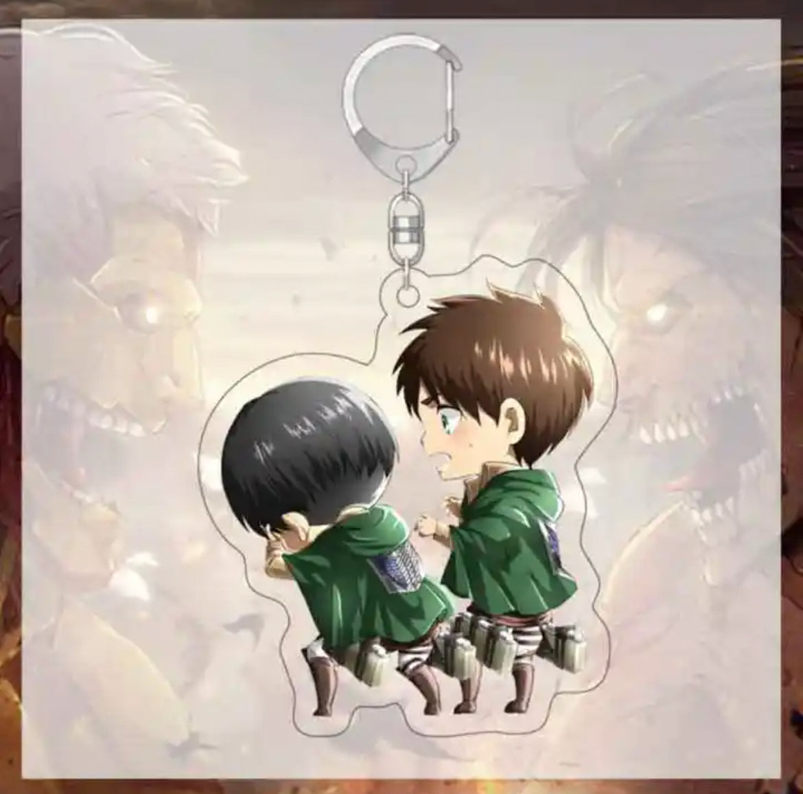 Attack On Titan Anime Acrylic Keychain Charm