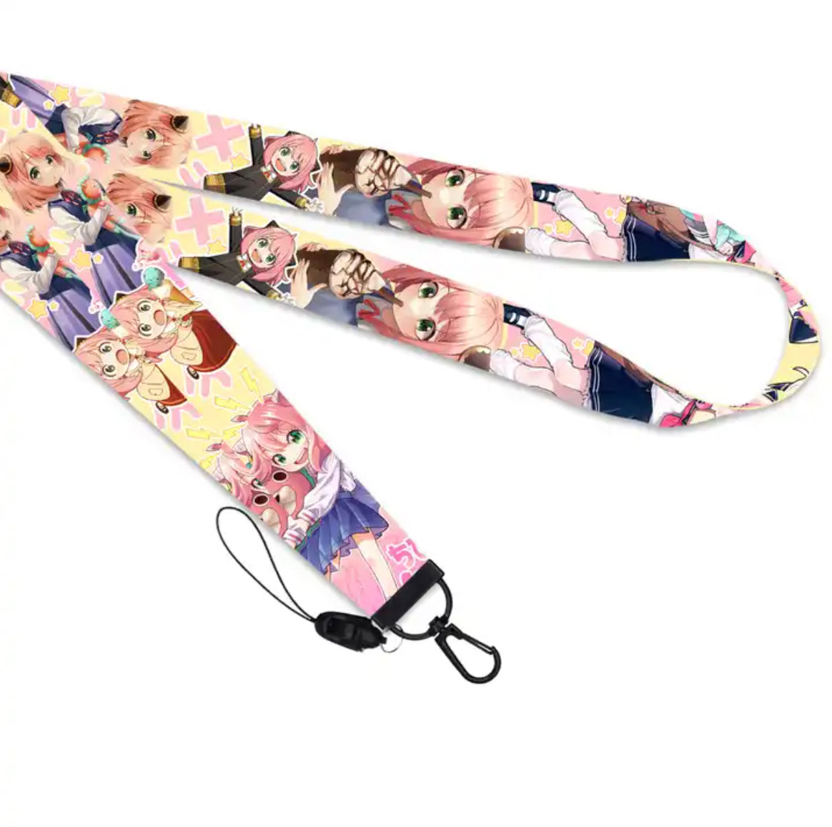 Spy X Family Anime Lanyard Keychain