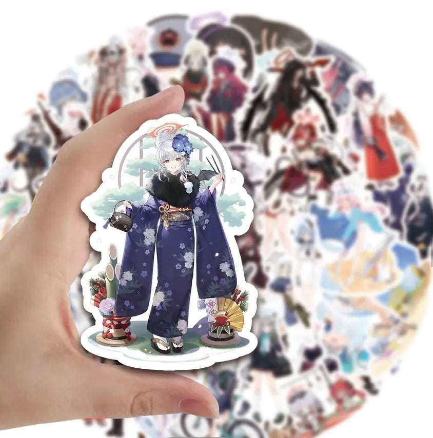 Blue Archive Anime 50 Piece Sticker Set