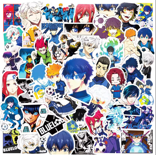 Blue Lock Anime 50 Piece Sticker Set