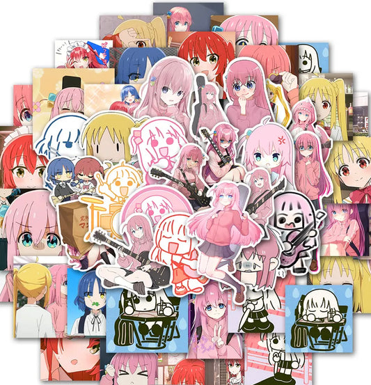 Bocchi The Rock Anime 50 Piece Sticker Set