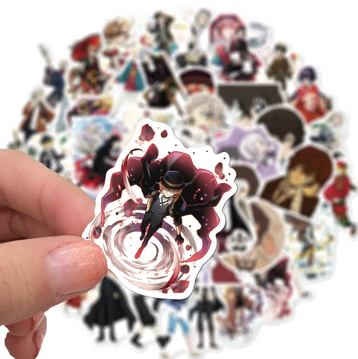 Bungo Stray Dog Anime 50 Piece Sticker Set