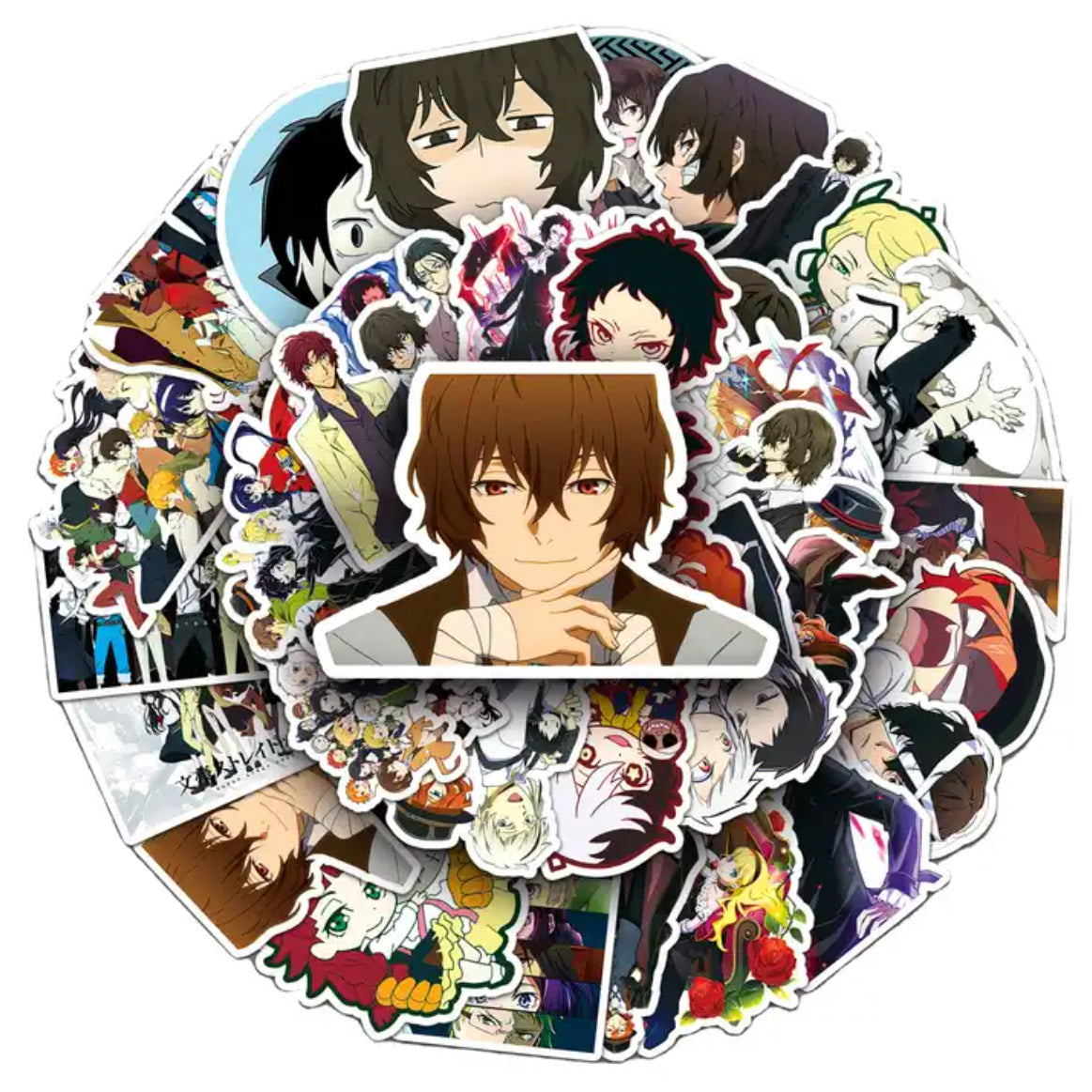 Bungo Stray Dogs Anime 50 Piece Sticker Set