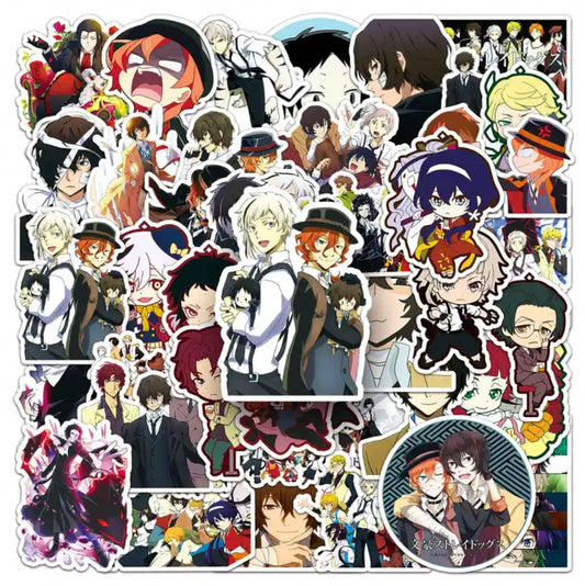 Bungo Stray Dogs Anime 50 Piece Sticker Set