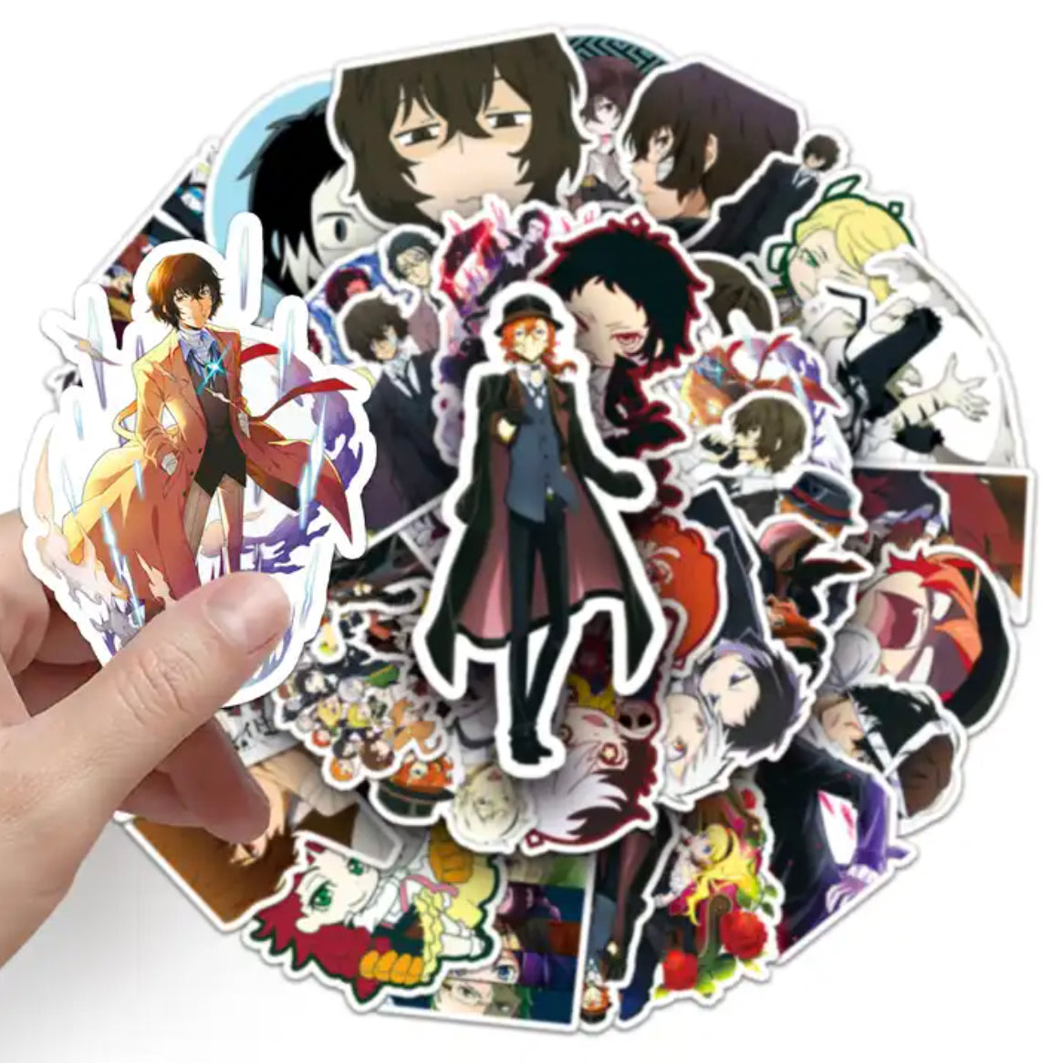 Bungo Stray Dogs Anime 50 Piece Sticker Set