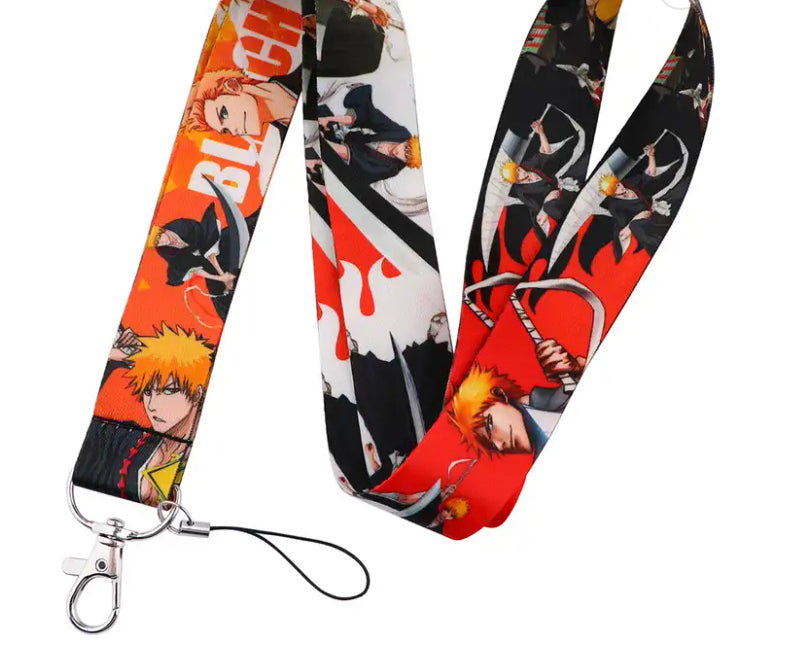 Bleach Anime Lanyard Keychain