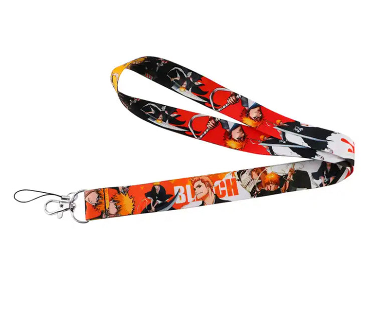 Bleach Anime Lanyard Keychain