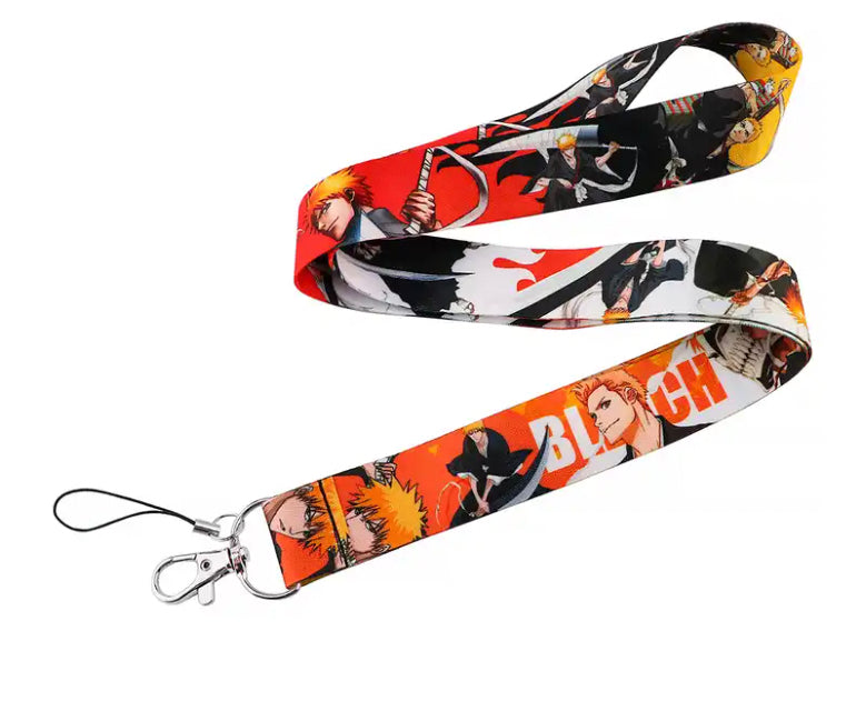 Bleach Anime Lanyard Keychain