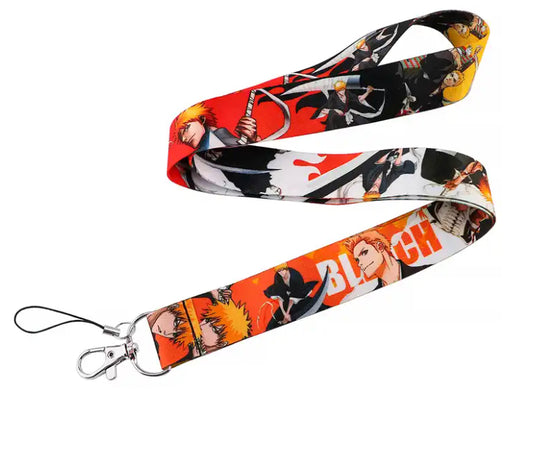 Bleach Anime Lanyard Keychain