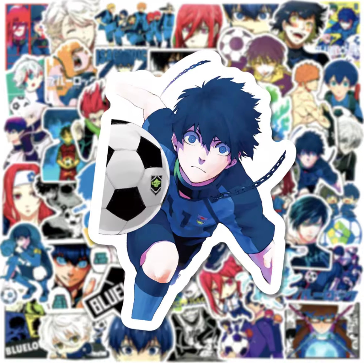 Blue Lock Anime 50 Piece Sticker Set