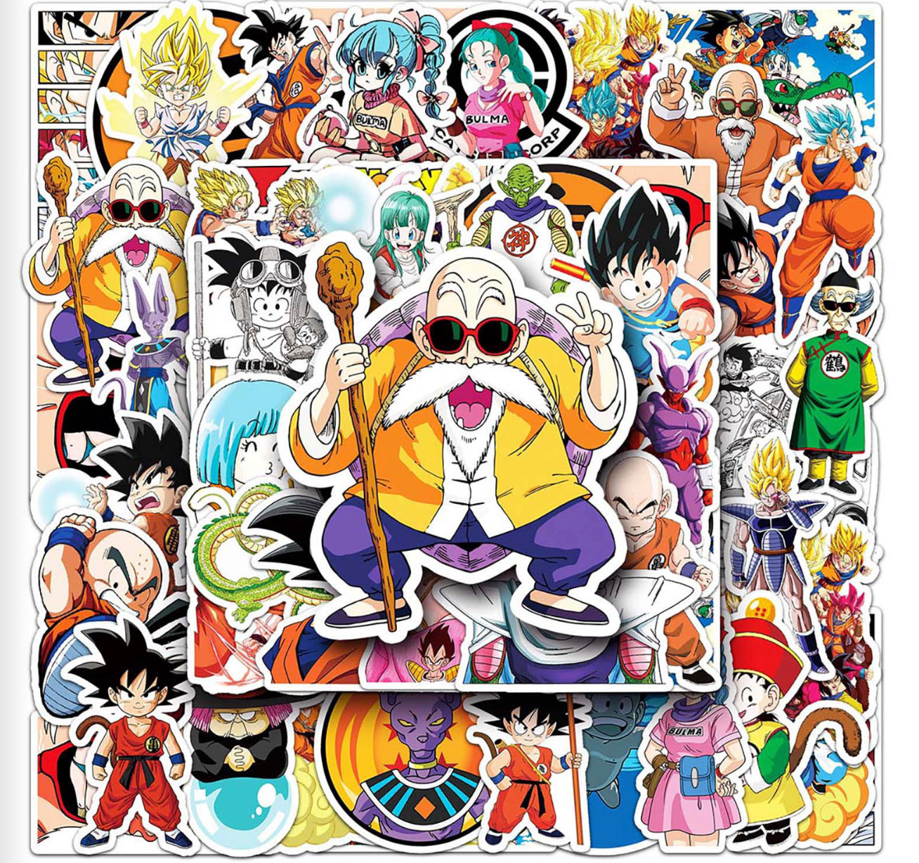 Dragonball Z Anime 50 Piece Sticker Set