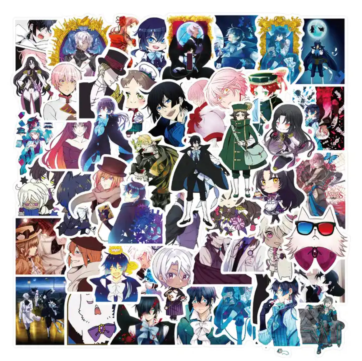 Case Study Of Vanitas Anime 50 Piece Sticker Set