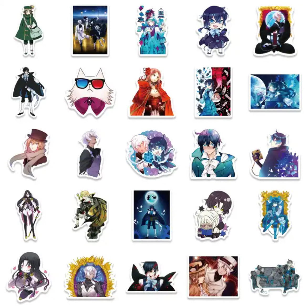 Case Study Of Vanitas Anime 50 Piece Sticker Set