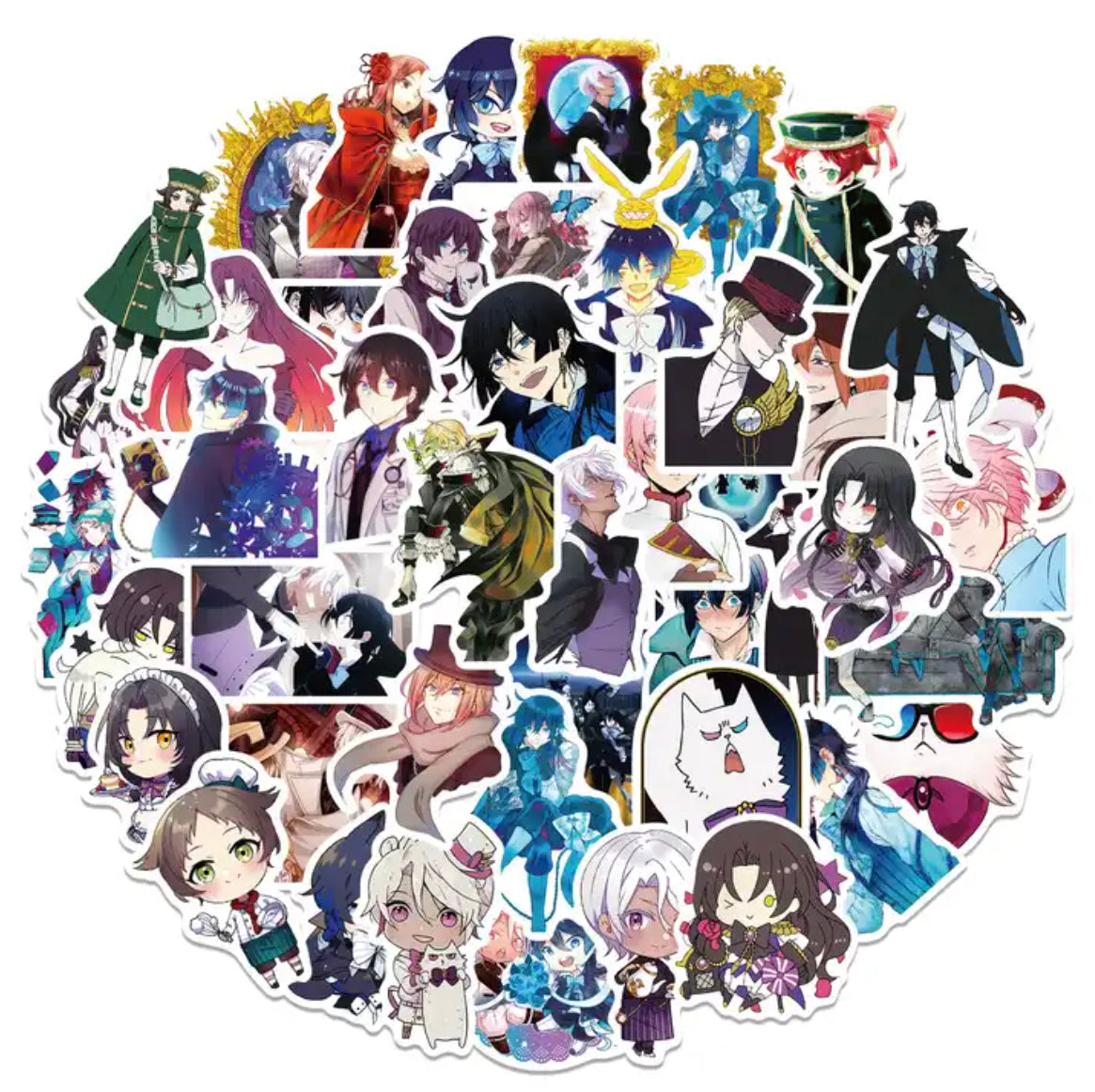 Case Study Of Vanitas Anime 50 Piece Sticker Set